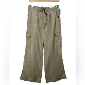 Maurices Wide Leg High Rise Khaki Pants Womens Large NWT